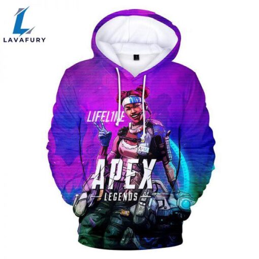 Apex Legends Hoodies – Apex Legends Series Lifeline Character 3D Hoodie