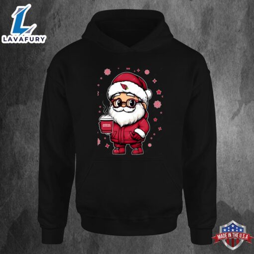 Arizona Cardinals Santa Christmas Football Hoodie