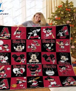 Arizona I Am On D-Backs Mickey Blanket