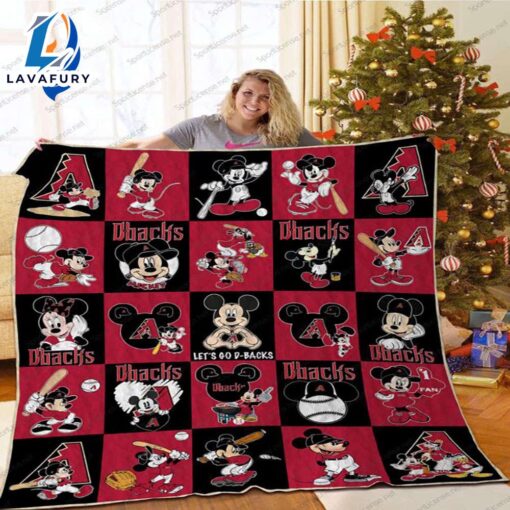 Arizona I Am On D-Backs Mickey Blanket