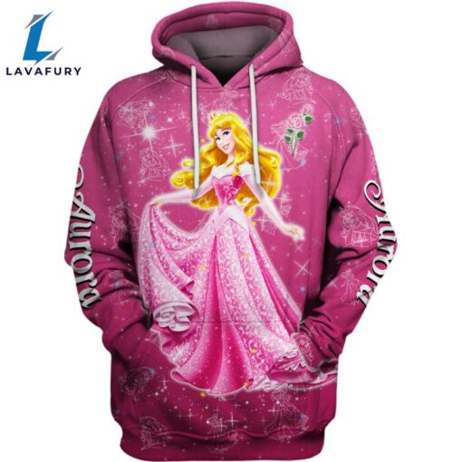 Aurora Princess Cartoon Hoodie And Leggings Set