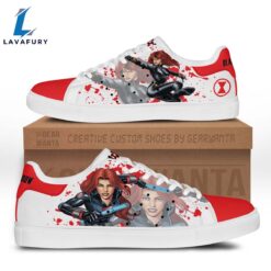 Avengers Black Widow Cartoon Stan Smith Shoes For Kid