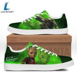 Avengers Groot Cartoon Stan Smith Shoes For Kid