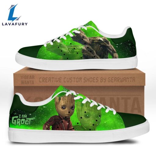 Avengers Groot Cartoon Stan Smith Shoes For Kid