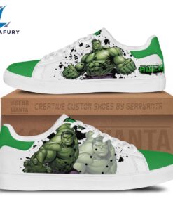 Avengers Hulk Cartoon Stan Smith Shoes For Kid