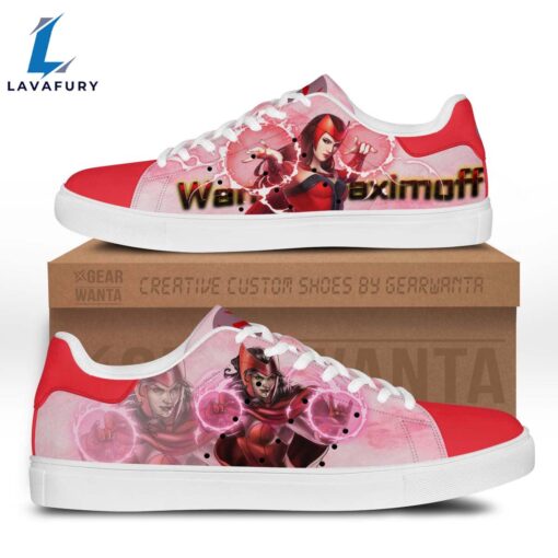 Avengers Scarlet Witch Cartoon Stan Smith Shoes For Kid