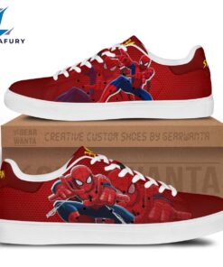 Avengers Spiderman Cartoon Stan Smith Shoes For Kid