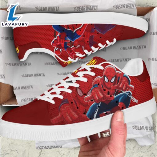 Avengers Spiderman Cartoon Stan Smith Shoes For Kid