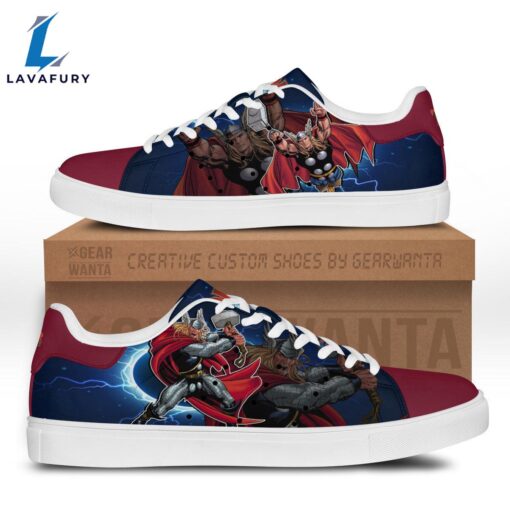 Avengers Thor Cartoon Stan Smith Shoes For Kid