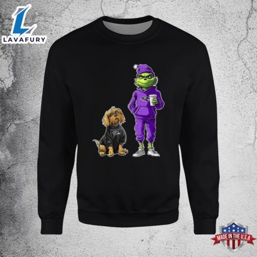 Baltimore Ravens Grinch Christmas Football Sweatshirt