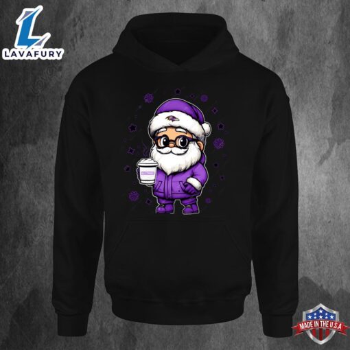 Baltimore Ravens Santa Christmas Football Hoodie