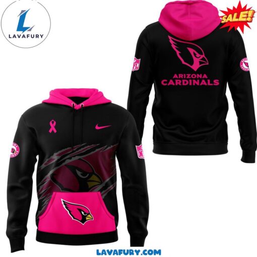 Black Arizona Cardinals 2024 Crucial Catch Club Pullover Hoodie