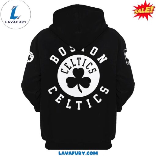 Boston Celtics Binary code 2024 Pullover Black Hoodie