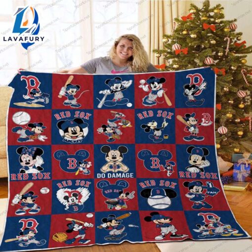 Boston Red Sox’s Do Damage With Mickey Mouse Blanket