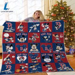 Boston Red Sox’s Do Damage With Mickey Mouse Blanket