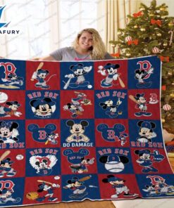 Boston Red Sox’s Do Damage With Mickey Mouse Blanket