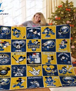 Buffalo Sarres Disney Mickey Mouse Nhl Blanket