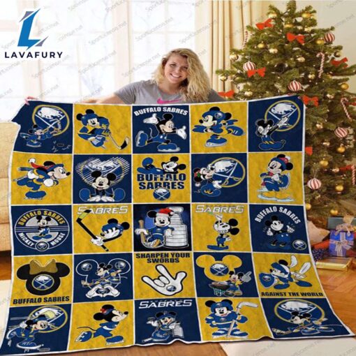 Buffalo Sarres Disney Mickey Mouse Nhl Blanket