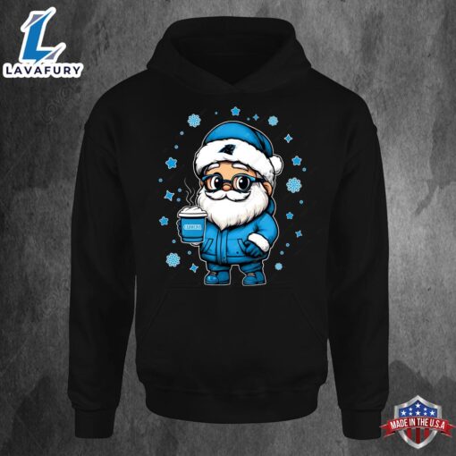 Carolina Panthers Santa Christmas Football Hoodie