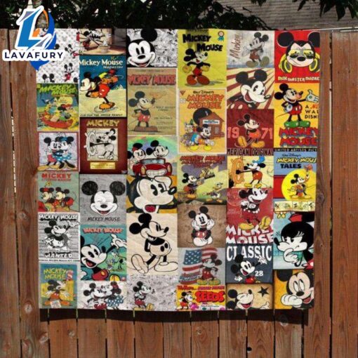 Celebrate 90 Years Of Mickey Blanket