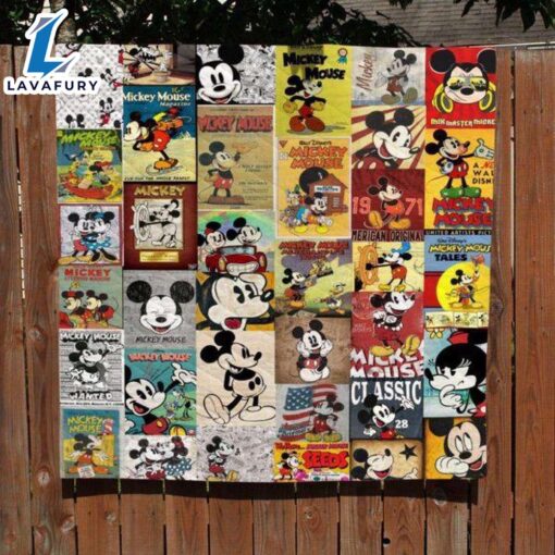 Celebrate 90 Years Of Mickey Blanket