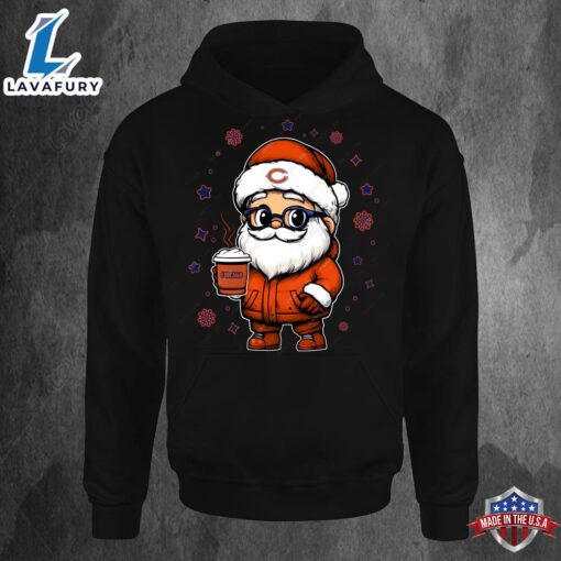 Chicago Bears Santa Christmas Football Hoodie