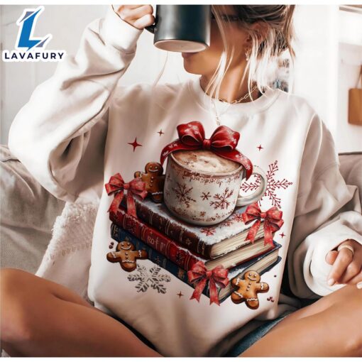 Christmas, Coquette Christmas Books, Book Lovers shirt