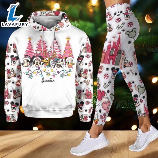 Christmas Is Coming To Mousetown – Personalized Mickey Mouse Hoodie and Leggings