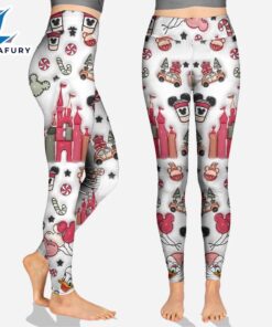 Christmas Is Coming To Mousetown - Personalized Mickey Mouse Hoodie and Leggings