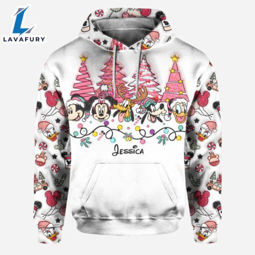 Christmas Is Coming To Mousetown – Personalized Mickey Mouse Hoodie and Leggings