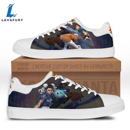 Chun-Li Cartoon Stan Smith Shoes For Kid