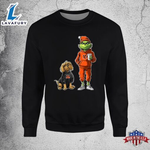 Cincinnati Bengals Grinch Christmas Football Sweatshirt