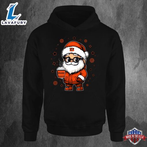 Cincinnati Bengals Santa Christmas Football Hoodie