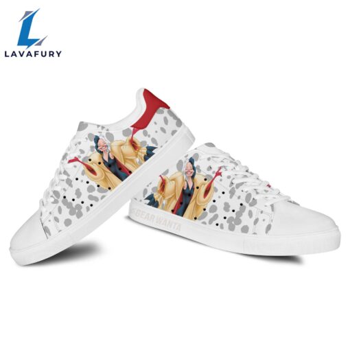 Cruella De Vil Cartoon Stan Smith Shoes For Kid