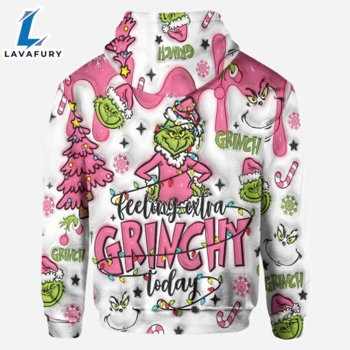 Custom Any Name Feeling Extra Grinch Today – Personalized Stole Christmas Hoodie and Leggings