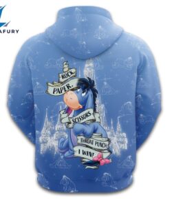 Custom Cartoon Themed Eeyore Hoodie And Leggings Set