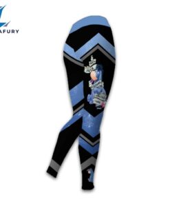 Custom Cartoon Themed Eeyore Hoodie And Leggings Set