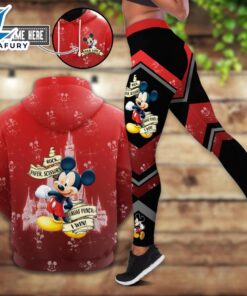 Custom Mickey Mouse Hoodie And Leggings Set