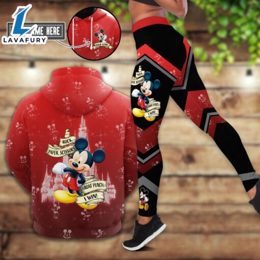 Custom Mickey Mouse Hoodie And Leggings Set