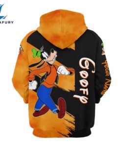 Custom Name Goofy Pattern Hoodie And Leggings Set