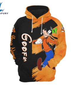 Custom Name Goofy Pattern Hoodie And Leggings Set