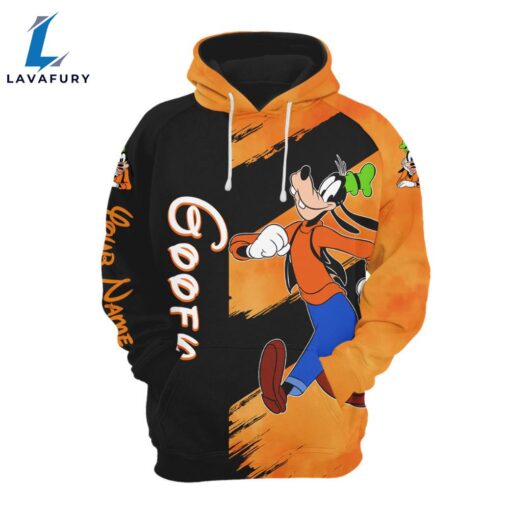 Custom Name Goofy Pattern Hoodie And Leggings Set