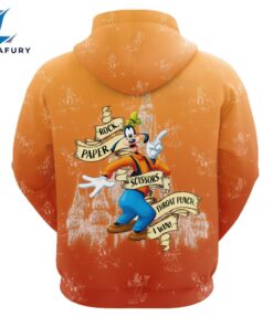 Custom Name Goofy Rock Paper Hoodie And Leggings Set