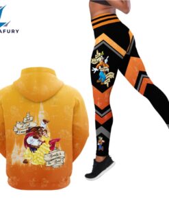 Custom Name Hoodie And Goofy Leggings Set