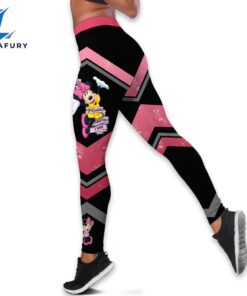 Custom Name Minnie Mouse Rock Paper Hoodie And Leggings Set