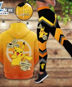 Custom Pikachu Themed Hoodie And…