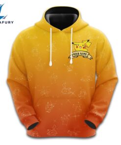 Custom Pikachu Themed Hoodie And Leggings Set