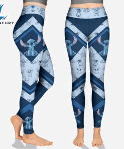 Custom Stitch Pattern Hoodie And Leggings Set