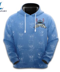 Custom Stitch Themed Hoodie And Leggings Set