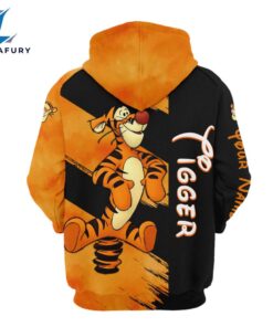 Custom Tiger Pattern Hoodie And Leggings Set